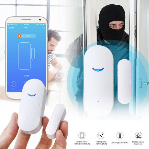 Chargez l&#39;image dans la visionneuse de la galerie, [TUYA Smart Home] Battery Powdered Door &amp; Window Sensor Alarm Burglary Detector Home Security - Polar Tech Australia
