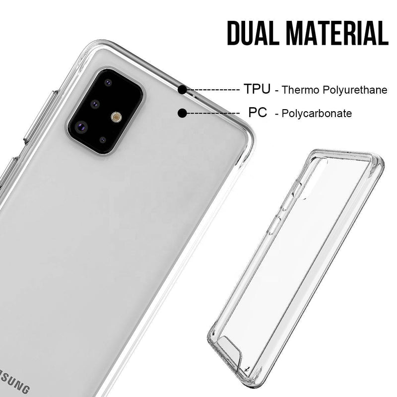 Chargez l&#39;image dans la visionneuse de la galerie, Samsung Galaxy A10 (SM-A105F) SPACE Transparent Rugged Clear Shockproof Case Cover - Polar Tech Australia
