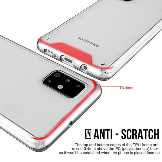 Samsung Galaxy A34 5G (SM-A346) SPACE Transparent Rugged Clear Shockproof Case Cover - Polar Tech Australia