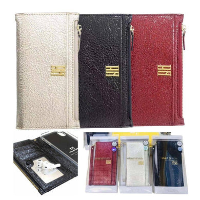 Samsung Galaxy Note 20/Note 20 Ultra KOREAN Fashion HANA Design Zip Flip Mirror Wallet Case - Polar Tech Australia