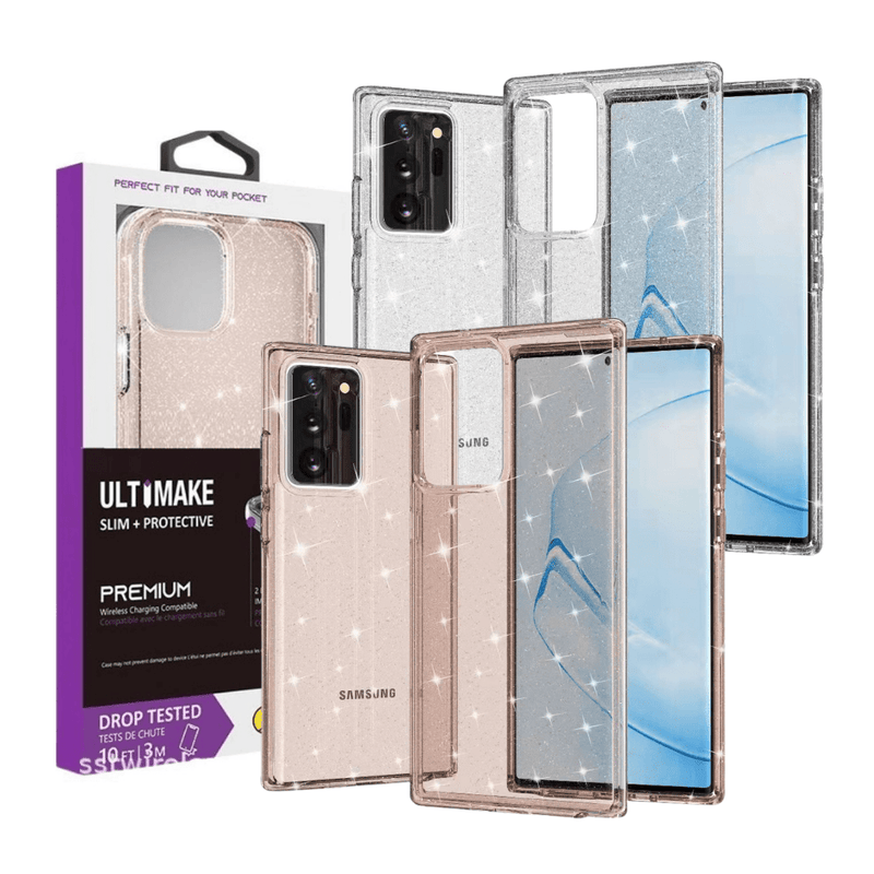 Chargez l&#39;image dans la visionneuse de la galerie, Samsung Galaxy Note 20 / Note 20 Ultra Ultimake Glitter Star Flash Clear Transparent Case - Polar Tech Australia
