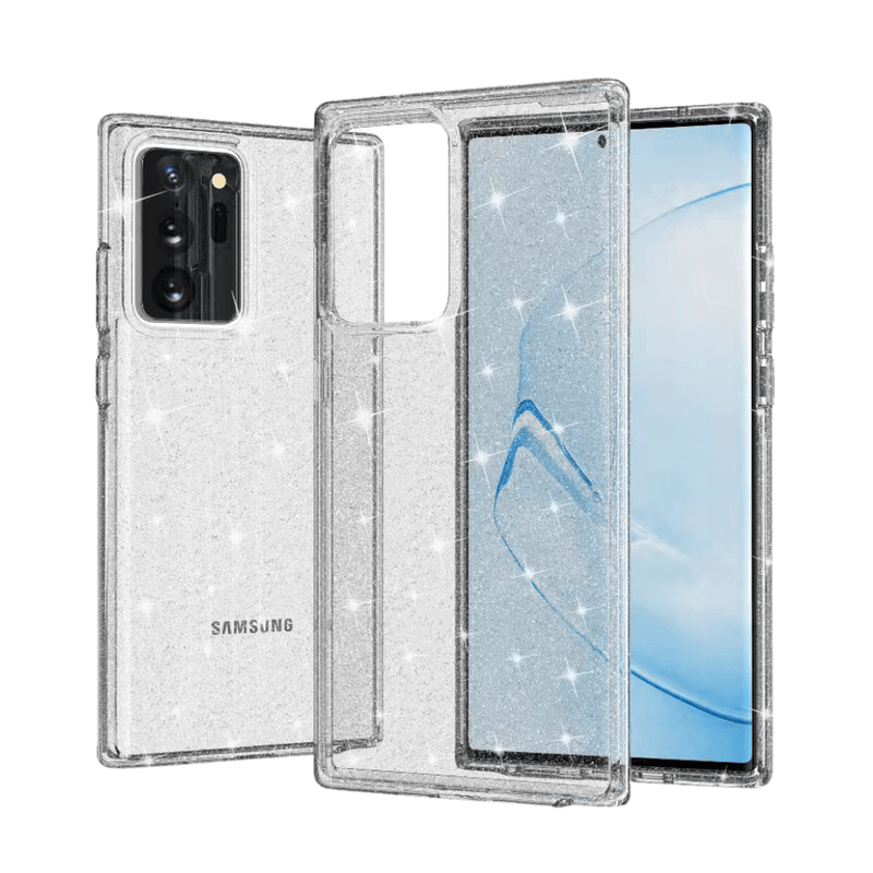 Chargez l&#39;image dans la visionneuse de la galerie, Samsung Galaxy Note 20 / Note 20 Ultra Ultimake Glitter Star Flash Clear Transparent Case - Polar Tech Australia
