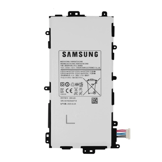 [SP3770E1H] Samsung Galaxy Note 8" (N5100 / N5110 / N5120) Replacement Battery - Polar Tech Australia