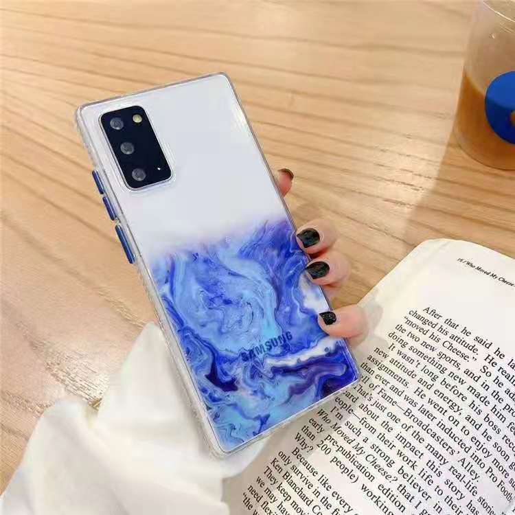 Cargue la imagen en el visor de la galería, Samsung Galaxy S21 / Plus / Ultra TPU Transparent Cloud Paint Soft Rubber Case - Polar Tech Australia
