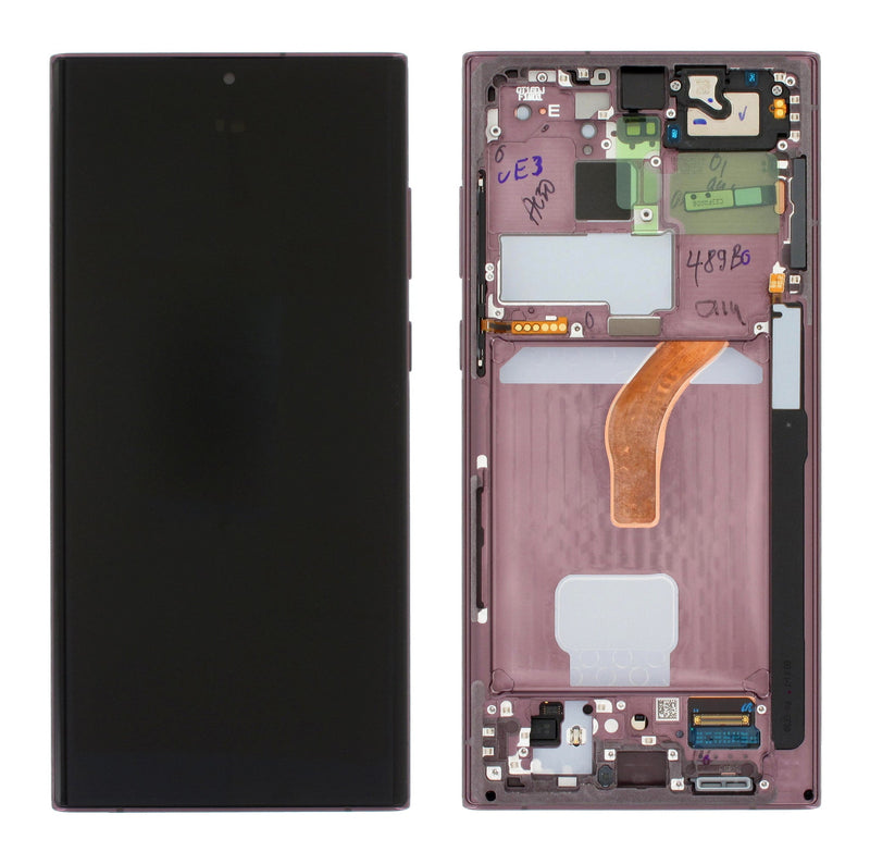 Load image into Gallery viewer, [Ori][With Frame] Samsung Galaxy S22 Ultra (SM-S908) LCD Touch Digitizer Screen Assembly With Frame - Polar Tech Australia
