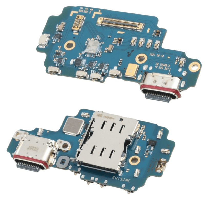 Chargez l&#39;image dans la visionneuse de la galerie, Samsung Galaxy S22 Ultra 5G (SM-S908) Charging Port &amp; Sim Reader &amp; Mic Sub Board - Polar Tech Australia
