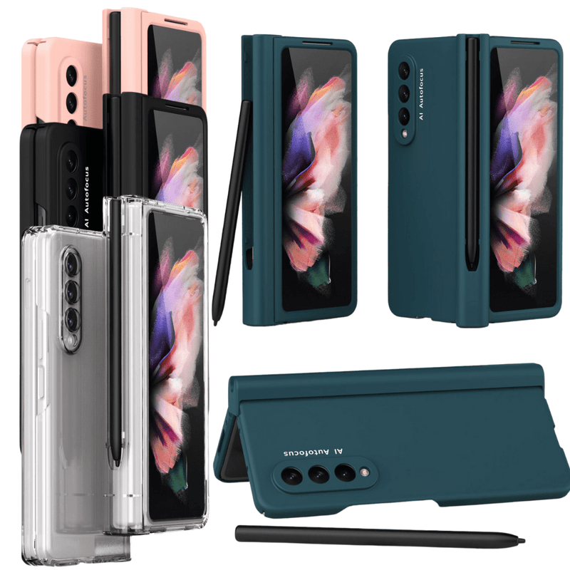 Cargue la imagen en el visor de la galería, Samsung Galaxy Z Fold 2 5G (SM-F916) 360 Degree Full Covered Protection Transparent Hard Shell Case (Built-In Glass Protector) - Polar Tech Australia
