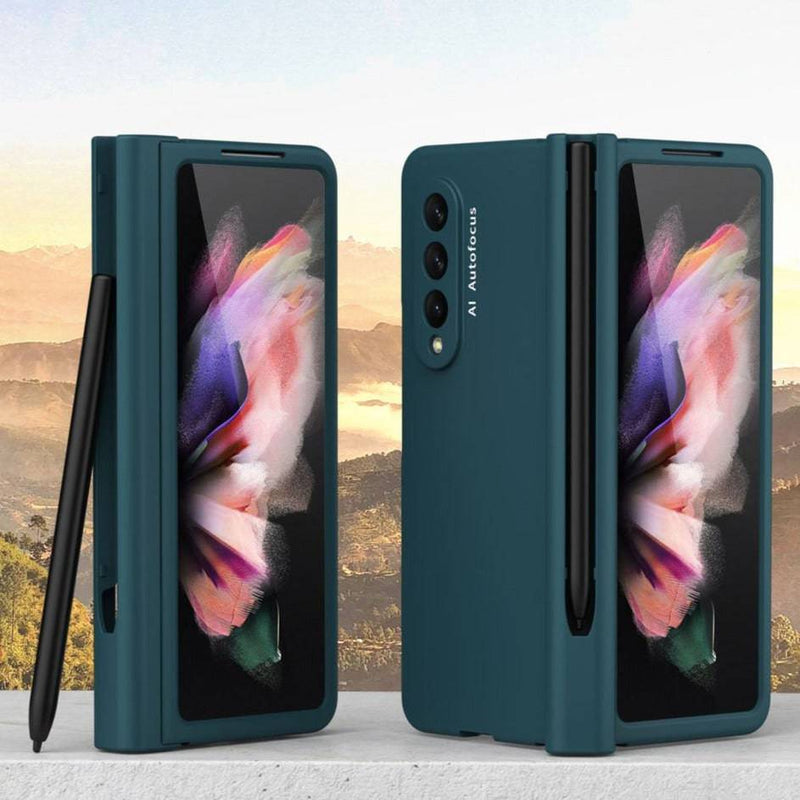 Cargue la imagen en el visor de la galería, Samsung Galaxy Z Fold 2 5G (SM-F916) 360 Degree Full Covered Protection Transparent Hard Shell Case (Built-In Glass Protector) - Polar Tech Australia
