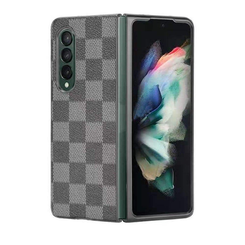 Load image into Gallery viewer, Samsung Galaxy Z Fold 3 Luxury Business Style PU Leather Back Cover Case - Polar Tech Australia
