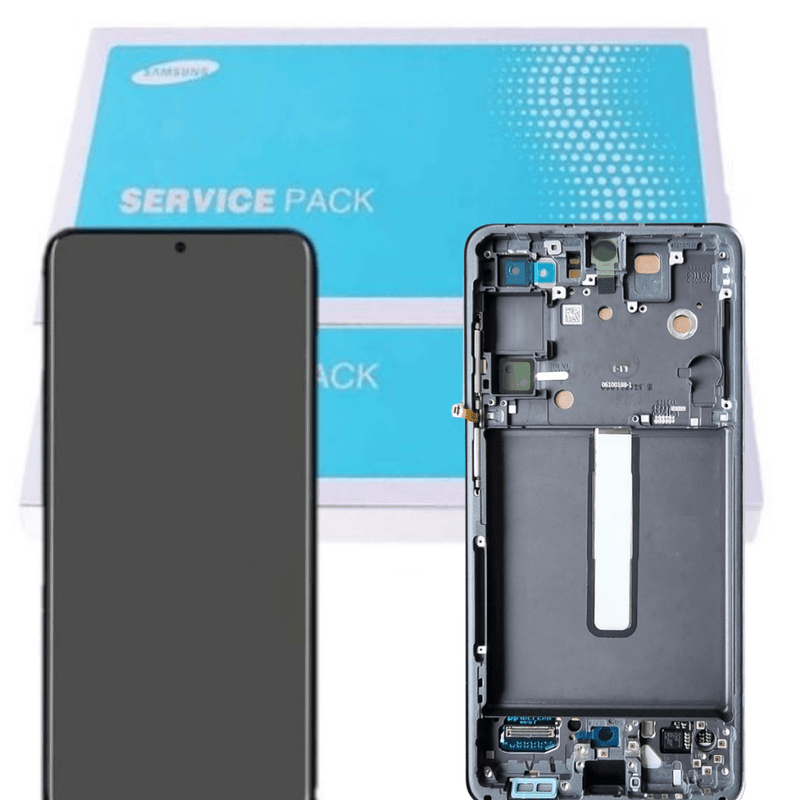 Chargez l&#39;image dans la visionneuse de la galerie, [Samsung Service Pack] Samsung Galaxy S21 FE (SM-G990B) LCD Touch Digitizer Screen Assembly With Frame - Polar Tech Australia
