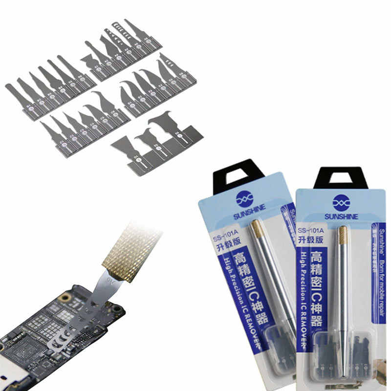 Chargez l&#39;image dans la visionneuse de la galerie, [SS-101A] SUNSHINE 28-in-1 BGA IC Chip Mainboard Repair CPU Removal Blade - Polar Tech Australia
