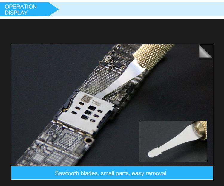 Chargez l&#39;image dans la visionneuse de la galerie, [SS-101A] SUNSHINE 28-in-1 BGA IC Chip Mainboard Repair CPU Removal Blade - Polar Tech Australia
