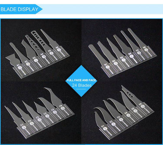 [SS-101A] SUNSHINE 28-in-1 BGA IC Chip Mainboard Repair CPU Removal Blade - Polar Tech Australia