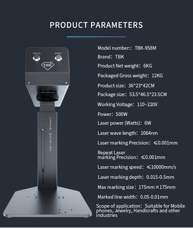 Cargue la imagen en el visor de la galería, TBK 958M Mini Laser Engraving Machine iPhone Back Glass Repair Replacement Machine - Polar Tech Australia
