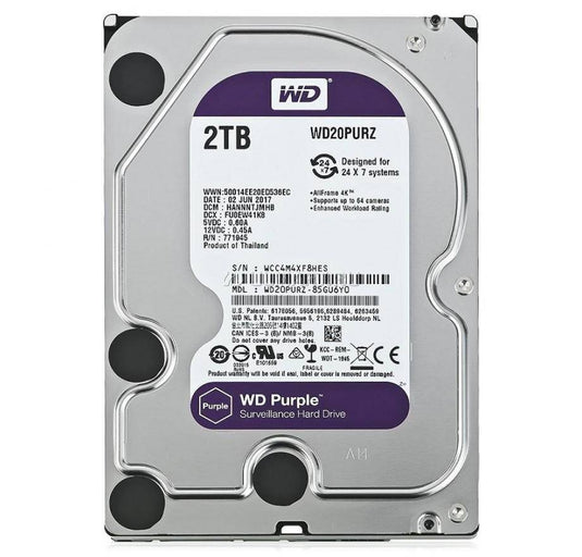 Western Digital WD 2TB Purple Surveillance Hard Drive - Polar Tech Australia